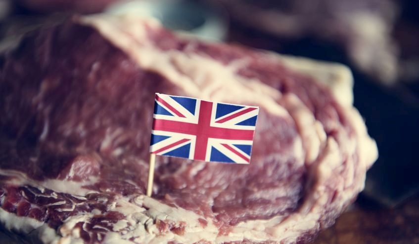 British steak food photography recipe idea